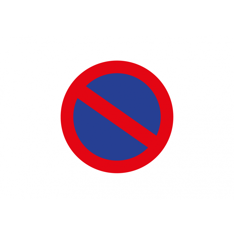 Autocollant de stationnement interdit 14 cm - Autocollant de stationnement  interdit 